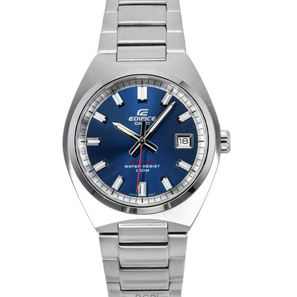 Montre analogique Casio Edifice pour homme, cadran bleu, acier inoxydable, quartz, EFB-109D-2AV, 100 m
