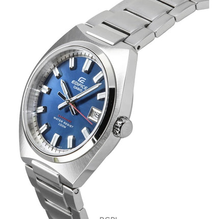 Montre analogique Casio Edifice pour homme, cadran bleu, acier inoxydable, quartz, EFB-109D-2AV, 100 m