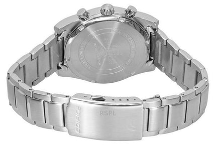 Montre chronographe analogique Casio Edifice en acier inoxydable avec cadran bleu et quartz EFB-730D-2AV 100M pour homme