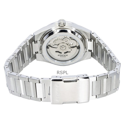 Montre homme Casio Edifice analogique en acier inoxydable forgé, cadran gris carbone, automatique EFK-100CD-1A, étanche à 100 m