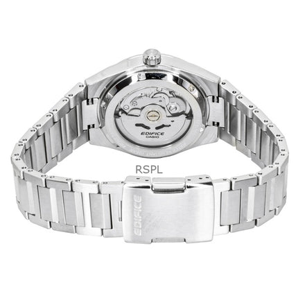 Montre homme Casio Edifice analogique en acier inoxydable forgé au carbone, cadran vert, automatique EFK-100D-3A, étanche à 100 m