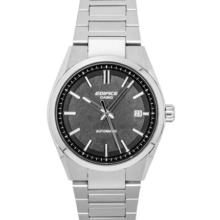 Montre homme Casio Edifice analogique en acier inoxydable, cadran noir, automatique EFK-110D-1A, étanche à 100 m
