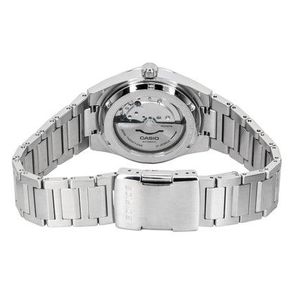 Montre homme Casio Edifice analogique en acier inoxydable, cadran noir, automatique EFK-110D-1A, étanche à 100 m