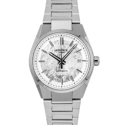 Montre homme Casio Edifice analogique en acier inoxydable, cadran argenté, automatique EFK-110D-7A, étanche à 100 m