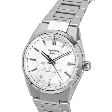Montre homme Casio Edifice analogique en acier inoxydable, cadran argenté, automatique EFK-110D-7A, étanche à 100 m