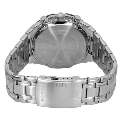 Montre homme Casio Edifice analogique standard chronographe acier inoxydable cadran bleu quartz EFR-539DE-2AV 100 m