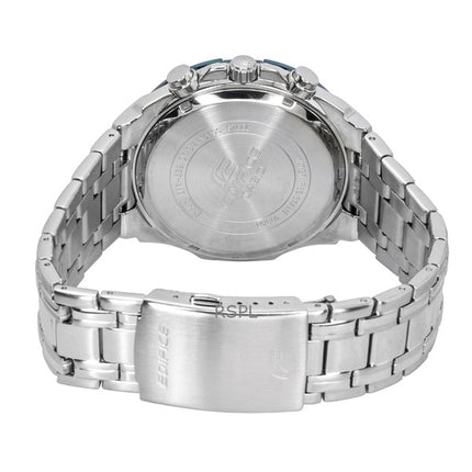 Montre homme Casio Edifice analogique standard chronographe acier inoxydable cadran vert quartz EFR-539DE-3AV 100 m