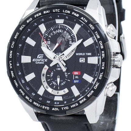 Montre Casio Edifice monde temps Quartz EFR-550L-1AV EFR550L-1AV homme