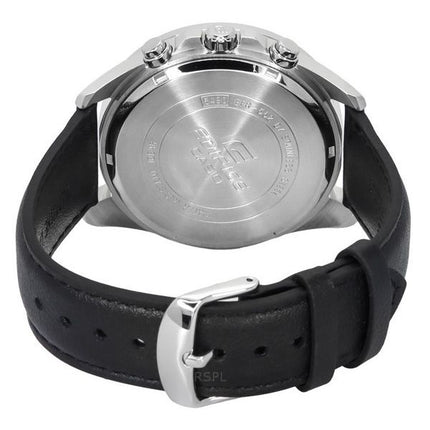 Montre pour homme Casio Edifice chronographe standard analogique bracelet en cuir cadran marron clair quartz EFR-552L-5A 100M