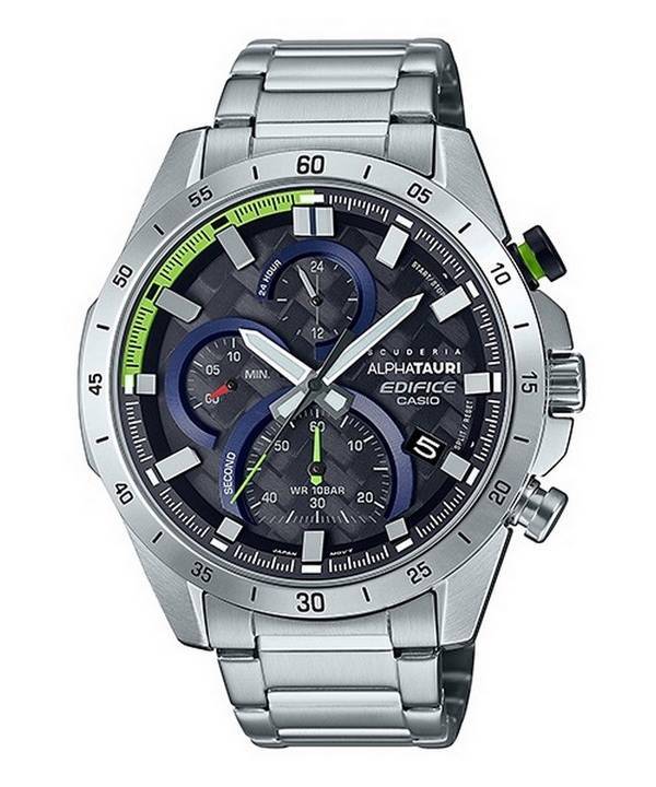 Casio Edifice Scuderia AlphaTauri édition Limitée Chronographe Quartz EFR-571AT-1A EFR571AT-1 100M Montre Homme
