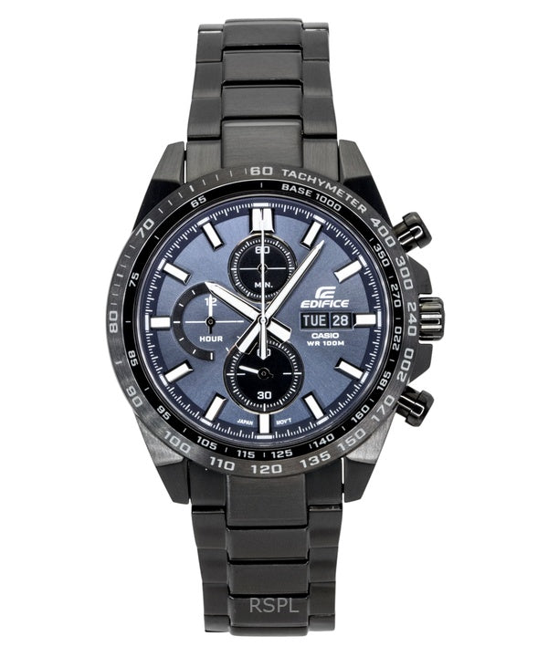 Casio Edifice Analog Chronograph Stainless Steel Blue Dial Quartz EFR-574DC-2AV 100M Men's Watch