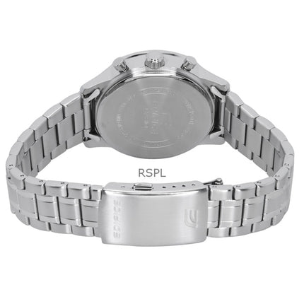 Montre homme Casio Edifice chronographe analogique en acier inoxydable, cadran bleu, quartz EFR-575D-2A, 100 m