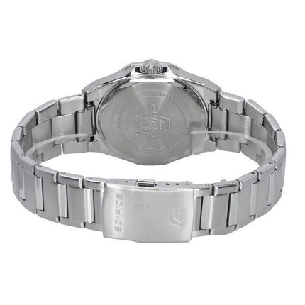 Montre pour homme Casio Edifice avec cristal saphir analogique en acier inoxydable et cadran vert à quartz EFR-S108D-3A 100M