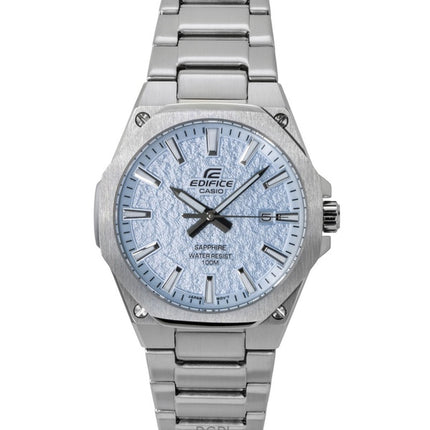 Montre analogique Casio Edifice pour homme, cadran bleu clair, acier inoxydable, quartz, EFR-S108DE-2AV, 100 m