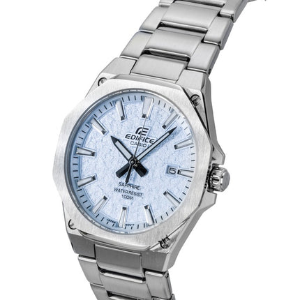 Montre analogique Casio Edifice pour homme, cadran bleu clair, acier inoxydable, quartz, EFR-S108DE-2AV, 100 m