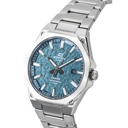 Montre analogique Casio Edifice pour homme, cadran vert, acier inoxydable, quartz, EFR-S108DE-3AV, 100 m