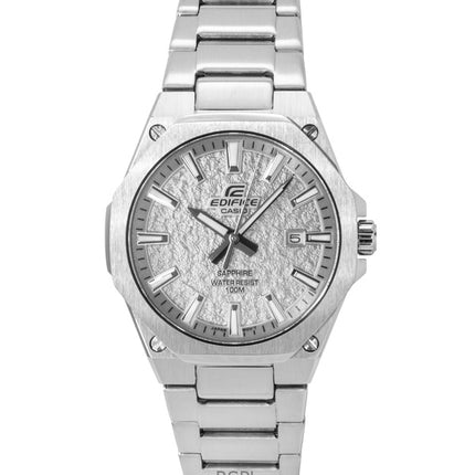 Montre analogique à quartz Casio Edifice pour homme, cadran argenté, acier inoxydable, 100 m, EFR-S108DE-8AV