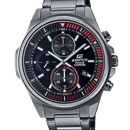 Casio Edifice Chronographe Analogique Acier Inoxydable Quartz EFR-S572DC-1A EFRS572DC-1 100M Montre Homme