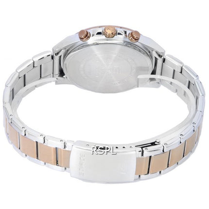 Montre pour homme Casio Edifice à cadran noir et quartz bicolore EFR-S572GS-1A EFRS572GS-1 100M