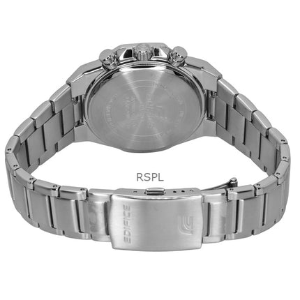 Montre chronographe analogique Casio Edifice Slim Line en acier inoxydable avec cadran vert et fonction solaire EFS-S570D-3A 100