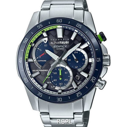 Montre Homme Casio Edifice Scuderia AlphaTauri édition Limitée Chronographe Solaire EFS-S580AT-1A EFSS580AT-1 100M