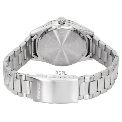 Montre homme Casio Edifice analogique en acier inoxydable, cadran bleu, mouvement à quartz EFV-160D-2A, étanche à 100 m