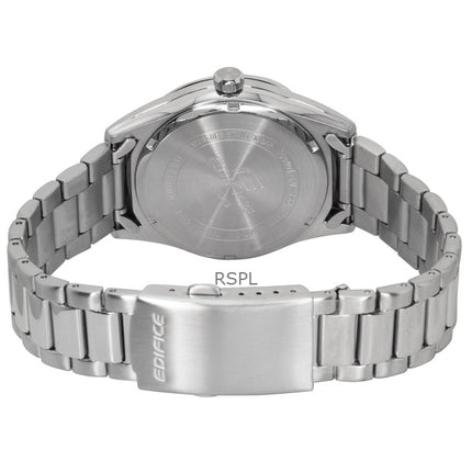 Montre homme Casio Edifice analogique en acier inoxydable, cadran vert, mouvement à quartz EFV-160D-3A, étanche à 100 m