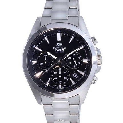 Casio Edifice Chronographe Analogique Acier Inoxydable Quartz EFV-630D-1AV EFV630D-1 100M Montre Homme