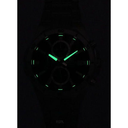 Casio Edifice Classique Standard Chronographe Analogique Cadran Noir Quartz EFV-640D-1A 100M Montre Homme