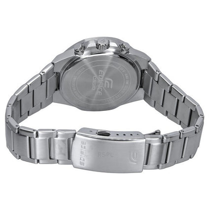 Montre chronographe analogique Casio Edifice Standard en acier inoxydable avec cadran vert et quartz EFV-640D-3AV 100M pour homm