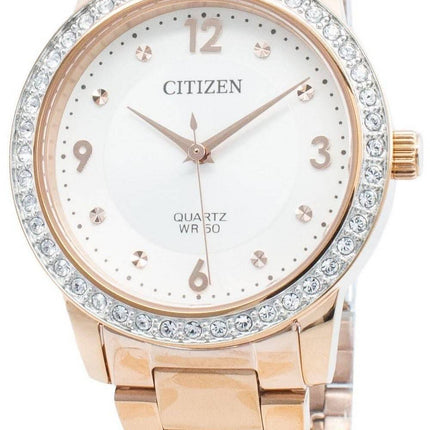 Citizen EL3093-83A timanttikoristeet kvartsi naistenkello
