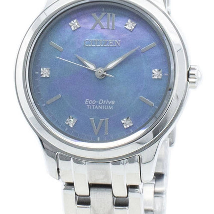 Montre Citizen Eco-Drive EM0720-85N avec accents de diamant pour femme