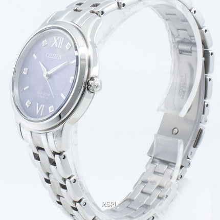 Montre Citizen Eco-Drive EM0720-85N avec accents de diamant pour femme