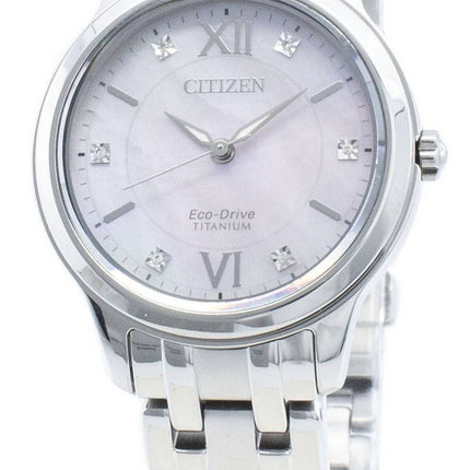 Montre Citizen Eco-Drive EM0720-85Y avec accents de diamant pour femme