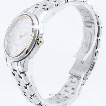 Montre Citizen Eco-Drive EM0726-89Y avec accents de diamant pour femme