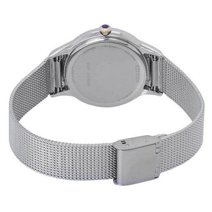 Montre pour homme Citizen L Series Eco-Drive en acier inoxydable avec cadran argenté EM0814-83A