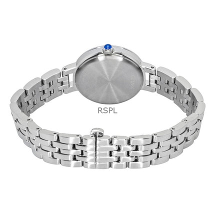 Montre femme Citizen L Eco-Drive EM0990-81A, cadran blanc, acier inoxydable