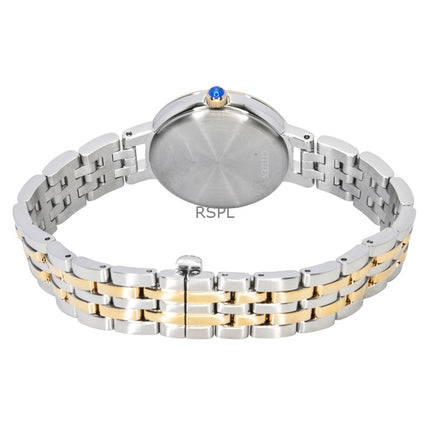 Montre femme Citizen L Classic bicolore en acier inoxydable avec cadran en nacre et mouvement Eco-Drive EM0996-84Y