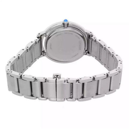 Montre pour femme Citizen L Eco-Drive en acier inoxydable avec cadran en nacre bleue EM1100-84D