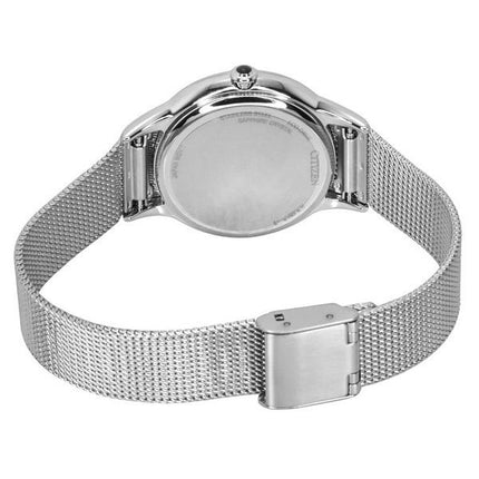 Montre Citizen L en acier inoxydable avec cadran en nacre Eco-Drive EM1150-86D pour femme