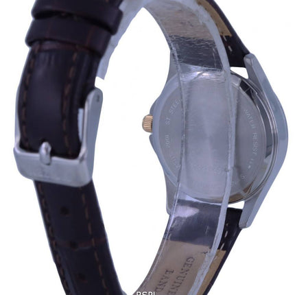 Citizen chronographe cuir beige cadran quartz EQ0599-20X.G montre pour femme fr