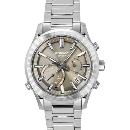 Montre homme Casio Edifice Chronographe Analogique Connect Smartphone Link Acier Inoxydable Cadran Marron Solaire EQB-1300D-5A 100M