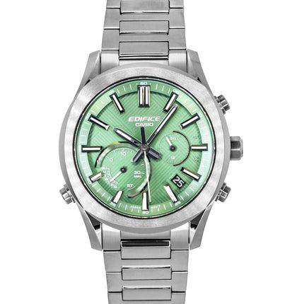 Montre homme Casio Edifice Chronographe Analogique Connect Smartphone Link Cadran Vert Acier Inoxydable Solaire EQB-1300DC-3A 100M