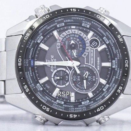Casio Edifice Chronograph solaire dure monde temps EQS-500DB-1 a 1 EQS500DB-1 a 1 montre homme