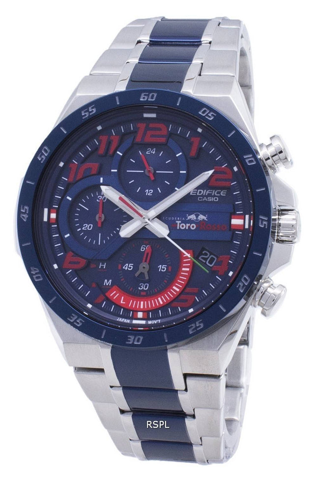 Montre Casio Edifice EQS-920TR-2A EQS920TR-2A Scuderia Toro Rosso édition limitée pour homme