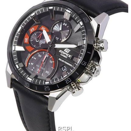 Casio Edifice Smartphone Link Chronographe Cadran Noir Énergie Solaire EQS-940BL-1A EQS940BL-1 100M Montre Homme