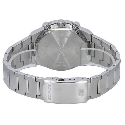 Montre pour homme Casio Edifice chronographe analogique en acier inoxydable cadran noir solaire EQS-950D-1A 100M