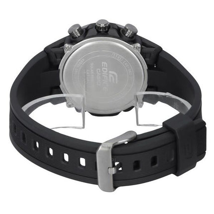 Montre chronographe analogique Casio Edifice Sospensione avec bracelet en résine et cadran gris solaire EQS-960PB-1AV 100M pour