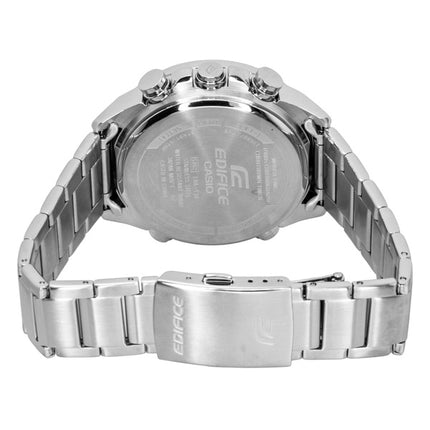 Montre homme Casio Edifice analogique-numérique en acier inoxydable, cadran vert, mouvement à quartz ERA-130D-3A, étanche à 100 m