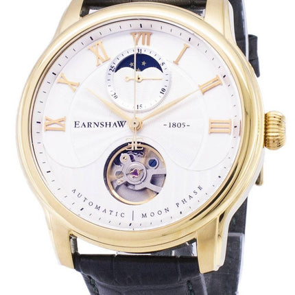 Longitude de Thomas Earnshaw Moon Phase automatique ES-8066-03 montre homme